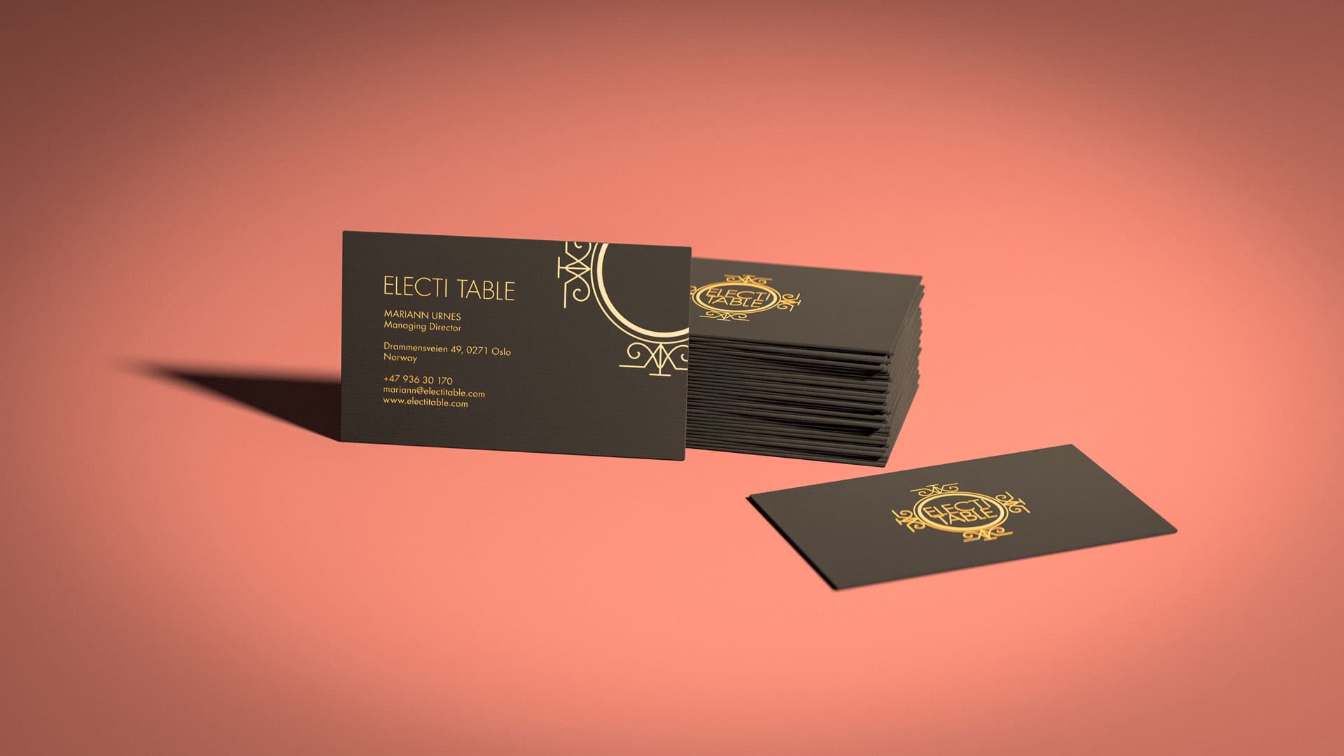 Business Cards commissioned by Electi Table